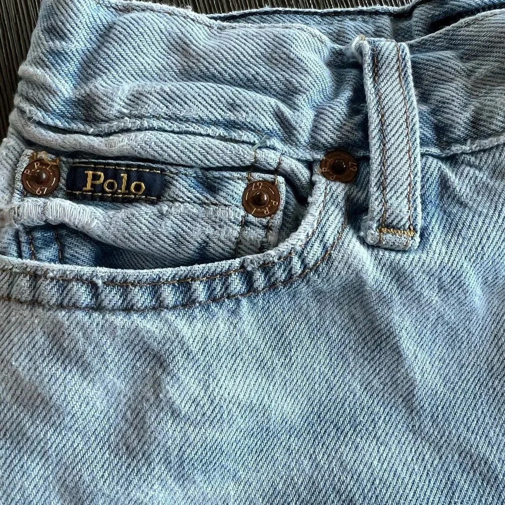 Polo Ralph Lauren Kids Denim Shorts American Flag RL-6 Light Wash Size‎ 6 Street